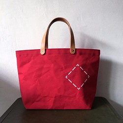 Put your favorite letter on bag wax canvas tote INDBNP_0396 第1張的照片