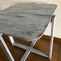 木製折り畳みテーブル（外用） 1枚目の画像