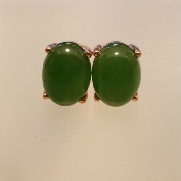 ジェイド（碧玉）ピアス www.seoinjaipur.com