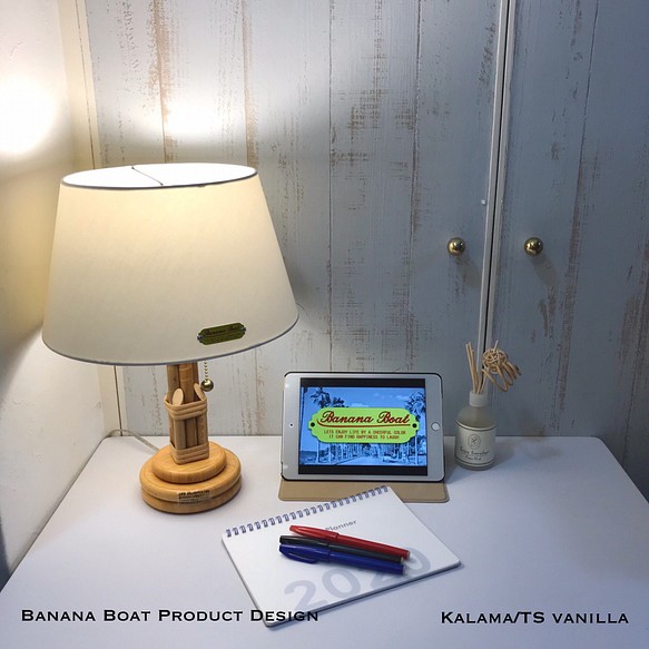 照明器具 テーブルスタンド Karama/TS Vanilla スイッチ付 LED電球対応 1枚目の画像
