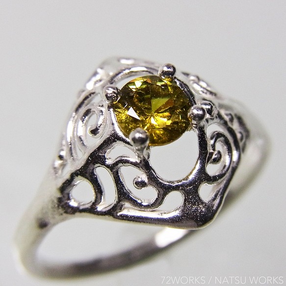 デマントイド・ガーネット リング ＊ Demantoid Garnet al-noor.ps