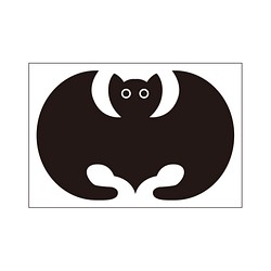 家族徽章貼紙Korin蝙蝠 第1張的照片