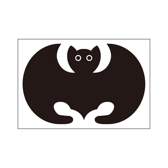 家族徽章貼紙Korin蝙蝠 第1張的照片