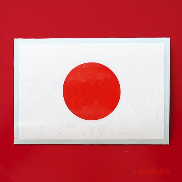 國旗貼紙日本（分層型） 第1張的照片