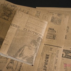 紙製ブックカバー　ビクトリア朝イギリスの広告 1枚目の画像