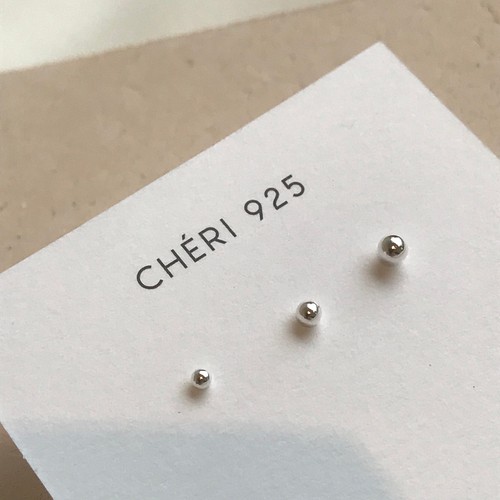 再販 小さいボールのシルバーピアスセット ピアス Cheri925 通販 Creema クリーマ ハンドメイド 手作り クラフト作品の販売サイト