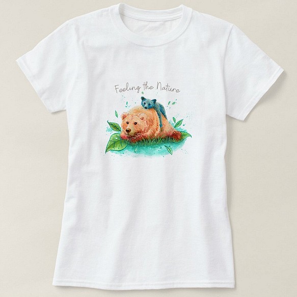 熊母子 T-shirt 第1張的照片