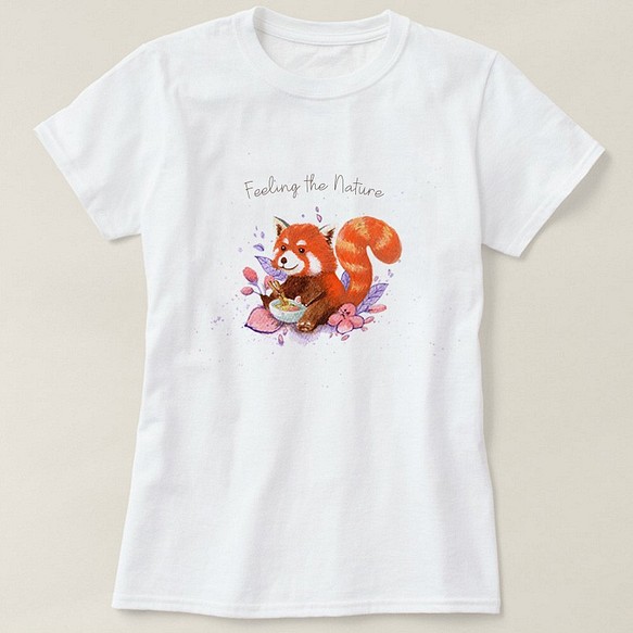 拉麵小熊貓 T-shirt 第1張的照片