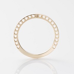 K10YG ハニカム Diamond Ring #7.0～11.0 Dia 0.01ct 1枚目の画像