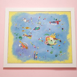 [シークレットXXXガーデン]奇妙な水槽1号奇妙な水族館の油絵の絵画/装飾/壁掛け 1枚目の画像