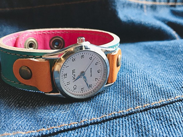 [免運費] 每天都想佩戴的手錶“Stitch Run Watch” Made to order (SRW-TPC-HA) II 第1張的照片