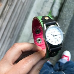 [免運費] 每天都想佩戴的手錶“Stitch Run Watch” 定做 (SRW-GRK-HA) Ⅱ 第1張的照片