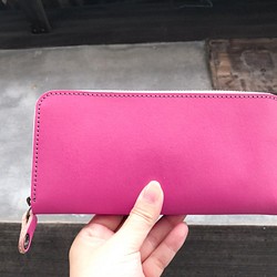 ピンク（桃） 長財布 のおすすめ人気通販｜Creema(クリーマ 