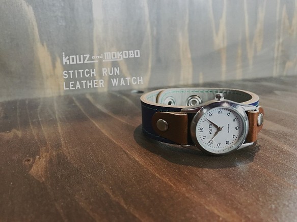 ▲STITCH點擊傳統的“ Stitch Run手錶”男式（SRW-NHB-GS） 第1張的照片