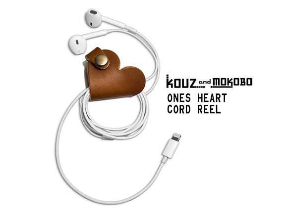 ▲ONES Sweet heart Chocolate「Ones Heart Cord Reel」USB線也OK（OHC-BB） 第1張的照片