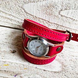 【免費送貨】捲簾/手錶，通常出售（紅色） 第1張的照片