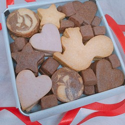 バレンタインクッキー缶 1枚目の画像