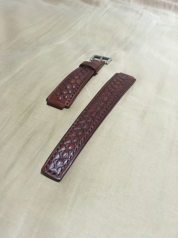 Veather植鞣牛革錶帶/Watch band/made by order 第1張的照片