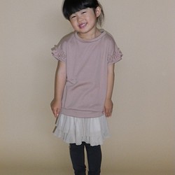 【子供服セット販売】110サイズカットソー、スカート、レギンスセット販売 1枚目の画像