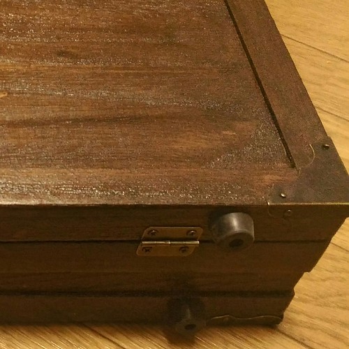 木箱 アンティーク風 アタッシュケース ハーモニカケース その他ケース
