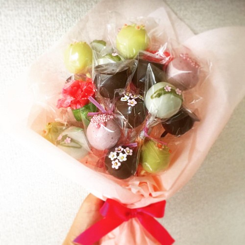 食べられる花束 お菓子ブーケ ギフトセット Kozue Sweets 通販 Creema クリーマ ハンドメイド 手作り クラフト作品の販売サイト