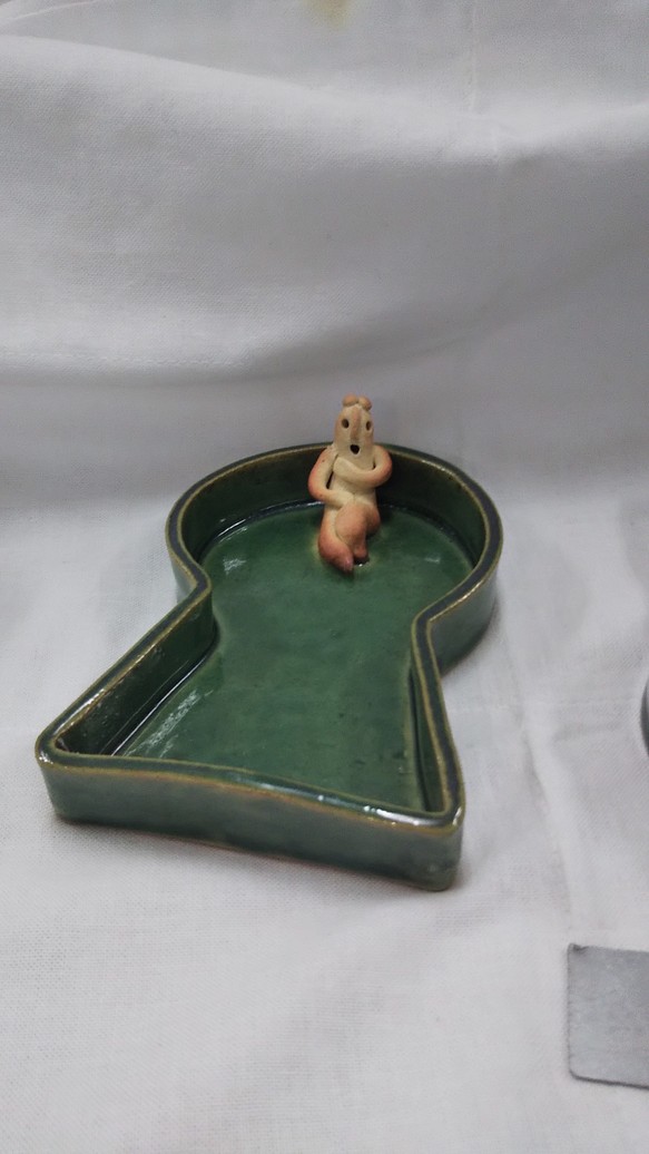 埴輪さんの器　女湯　おしとやかポーズ 1枚目の画像