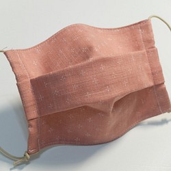 櫻粉紅―環保布口罩/ 日本布 / 100%純棉透氣 / 可換濾材 / 中間開口 第1張的照片