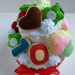 【受注製作】バースデーケーキ アニバーサリー 誕生日会 1枚目の画像