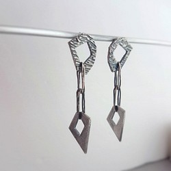 simple silver jewelry - ｐ-002