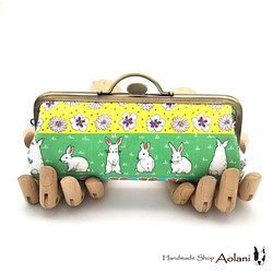 ◇兔子和花卉設計可愛的眼鏡盒◇ 第1張的照片