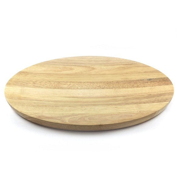木製平盤Φ33 x H2〞 披薩盤 餐盤 水果盤 木盤 橡膠木 快速出貨 第1張的照片