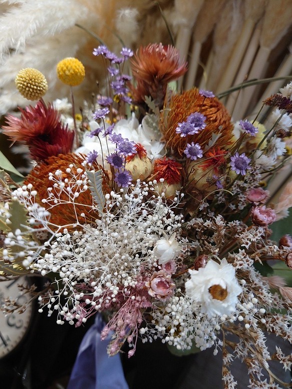 受注制作❤︎natural dryflower bouquet❤︎ ❤︎小花を使った繊細な