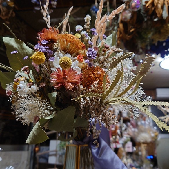 受注制作❤︎natural dryflower bouquet❤︎ ❤︎小花を使った繊細な