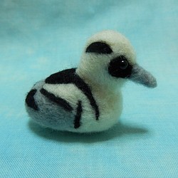 羊毛フェルト野鳥　ミコアイサ 1枚目の画像