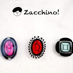 イラストブローチ 宝石 丸 ブローチ Zacchino 通販 Creema クリーマ ハンドメイド 手作り クラフト作品の販売サイト