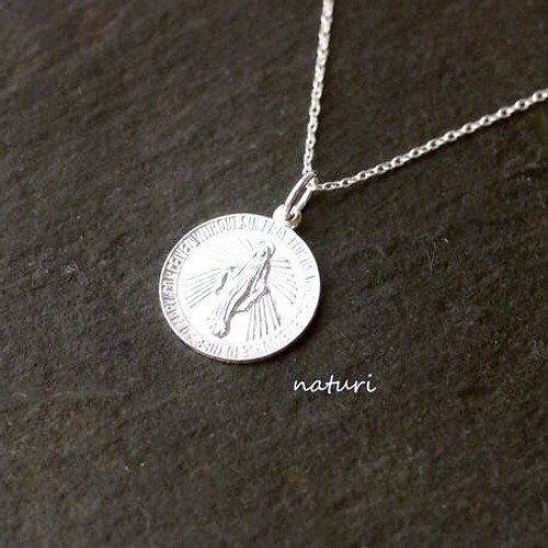 medaille】sv925 miraculous medal necklace ネックレス・ペンダント 