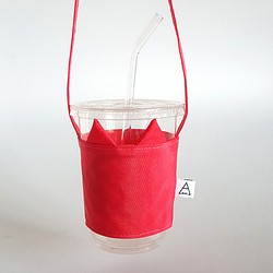 Ariel's wonderland/環保飲料杯袋/草莓貓 第1張的照片