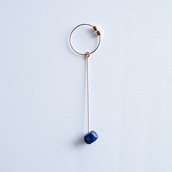【限定カラー】DROP Earring ONE LIMITED BLUE 1枚目の画像