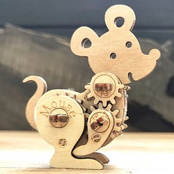DIY動態木模-鼠、木工手作、最佳送禮小物 第1張的照片