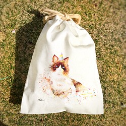 猫（ねこ） 巾着袋 のおすすめ人気通販｜Creema(クリーマ) 国内最大の