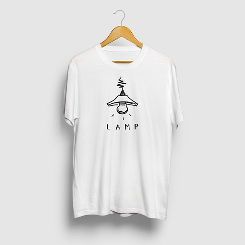 Lamp アンティークランプ イラストtシャツ シンプル Tシャツ カットソー Kj 通販 Creema クリーマ ハンドメイド 手作り クラフト作品の販売サイト