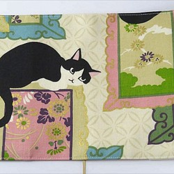 文庫本ブックカバー　猫と絵画 1枚目の画像