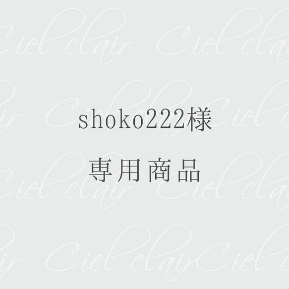 shoko222様専用商品 1枚目の画像