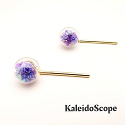 フラワーロリポップ･青紫(ガラスドーム) 1枚目の画像