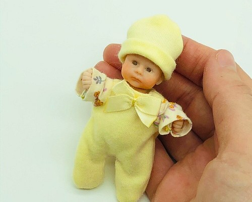 樹脂粘土ベビー双子＆女の子セットバラ売り不可リボーンドール粘土人形創作