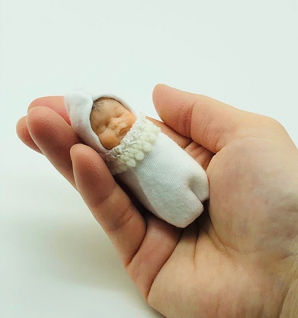 セール公式店 樹脂粘土ベビー　ハンドメイド　ドール　赤ちゃん おもちゃ/人形