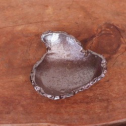 備前焼 ちぎり皿(幅約12cm)　sr8-021 1枚目の画像