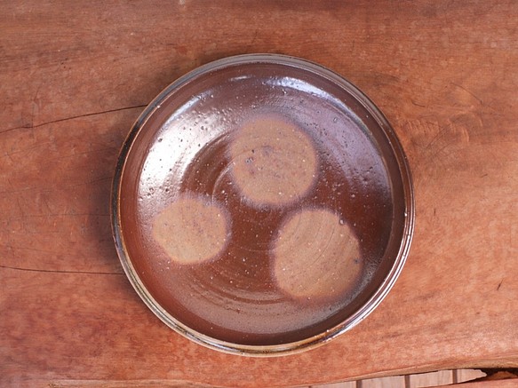 Bizen餐具盤（20.5厘米）SR3-072 第1張的照片