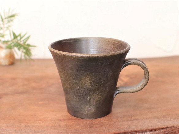 備前焼 コーヒーカップ(中)　c1-094 1枚目の画像