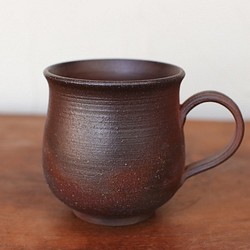 備前焼 コーヒーカップ(大)　c8-075 1枚目の画像